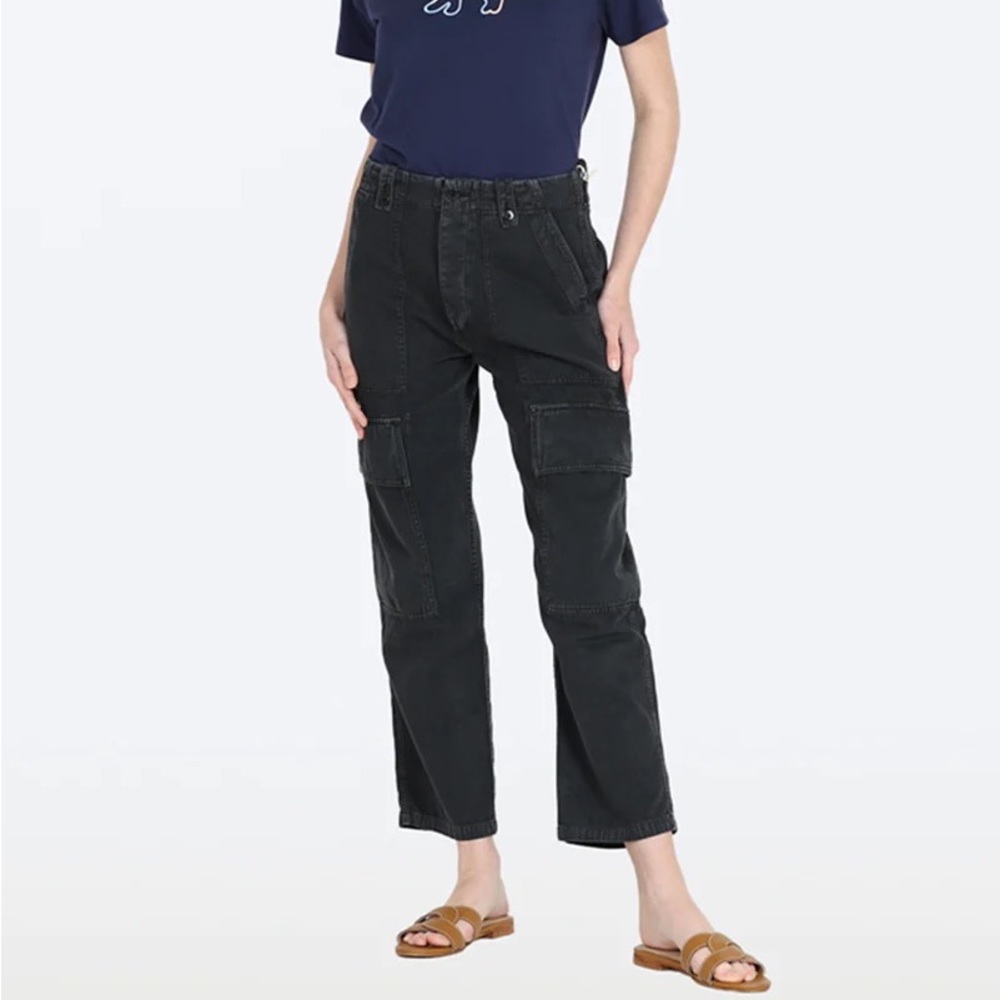 Citizens of Humanity ZADIE High Rise Surplus Plant Washed Black - Size 25
